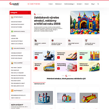 Náhľad e-shopu AtrakceReatek.cz