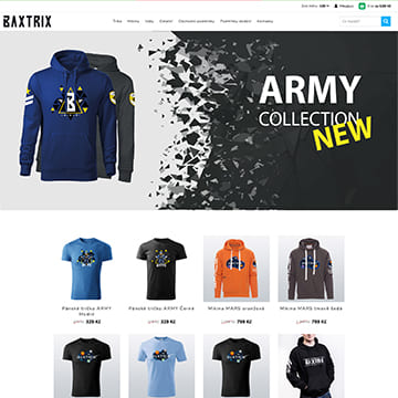 Náhľad e-shopu Baxtrix.cz