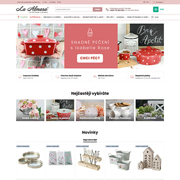 Náhľad e-shopu LaAlmara.cz