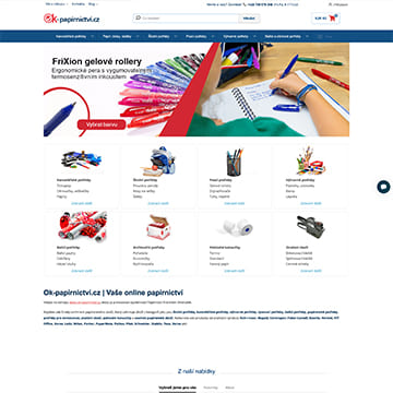 Náhľad e-shopu OK-papírnictví.cz