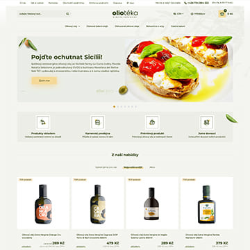Náhľad e-shopu Oliotéka.cz