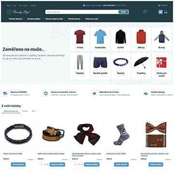 Náhľad e-shopu PánskýStyl.cz