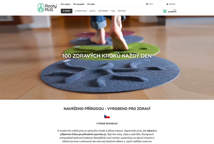 Náhľad e-shopu RootyRug.cz