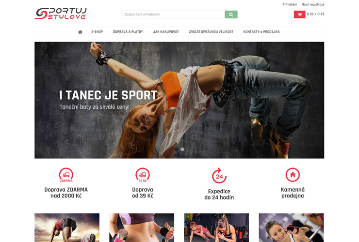 Náhľad e-shopu Sportuj-stylově.cz