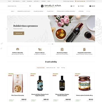 Náhľad e-shopu Skvělá-káva.cz