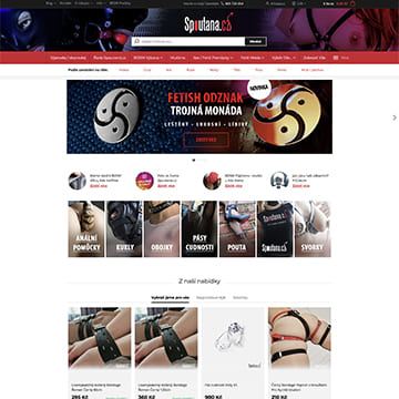Náhľad e-shopu Spoutaná.cz
