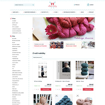 Náhľad e-shopu VlněnéSestry.cz